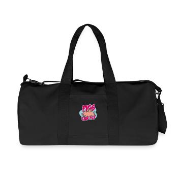 Schweine können fliegen - Recycelte Canvas-Sporttasche von Stanley/Stella - Schwarz - Vorne