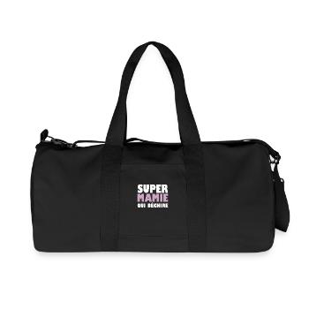 Super mamie qui déchire. Mug mamie qui déchire - Sac de sport en toile recyclée Stanley/Stella - noir - Devant