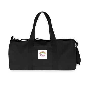 Pride - Recycelte Canvas-Sporttasche von Stanley/Stella - Schwarz - Vorne