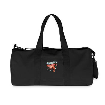 Crevettes Mommy Shrimp Lover Fruits de mer - Sac de sport en toile recyclée Stanley/Stella - noir - Devant