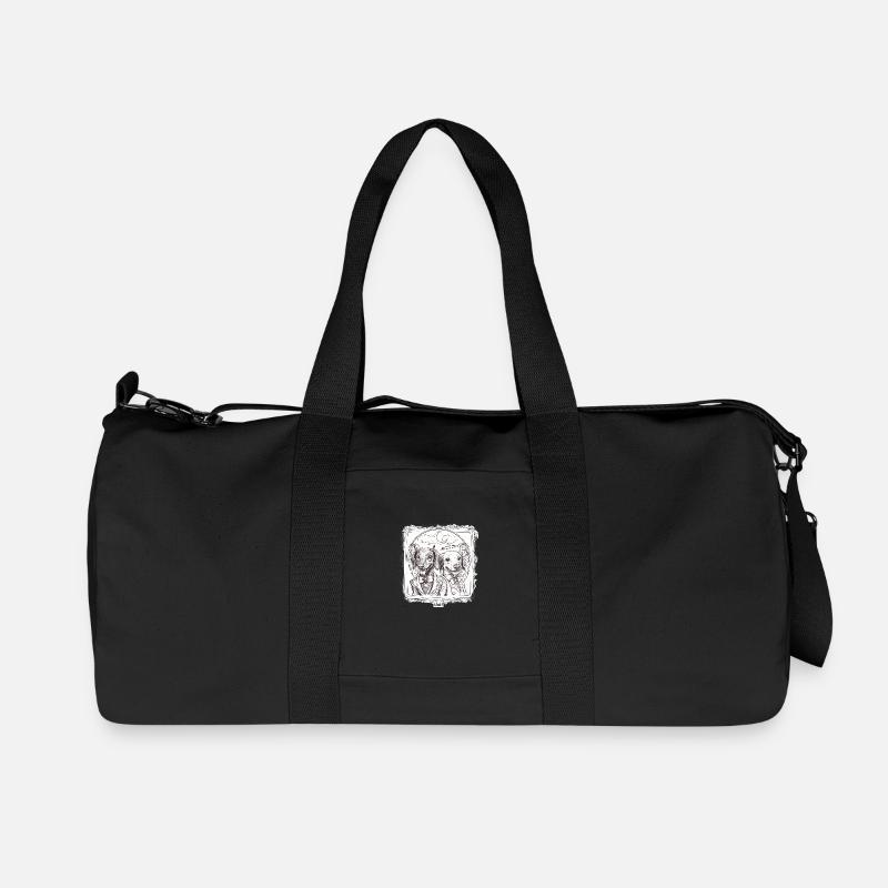 Teufel vs. Engel Dackel - Recycelte Canvas-Sporttasche von Stanley/Stella - Schwarz