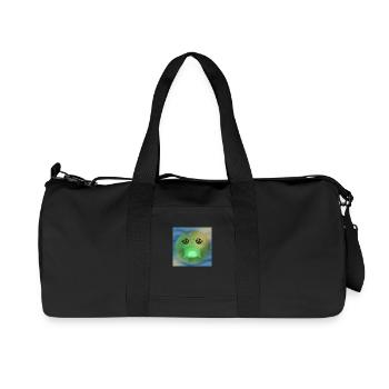 Sunning Frog - Recycled Canvas Sports Bag by Stanley/Stella - black - Front