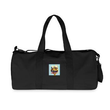 Lustig - Recycelte Canvas-Sporttasche von Stanley/Stella - Schwarz - Vorne