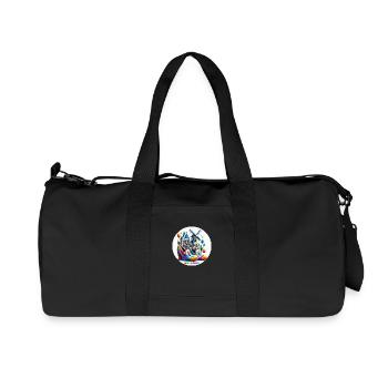 Niederlande Bunt LGBTQ - Recycelte Canvas-Sporttasche von Stanley/Stella - Schwarz - Vorne