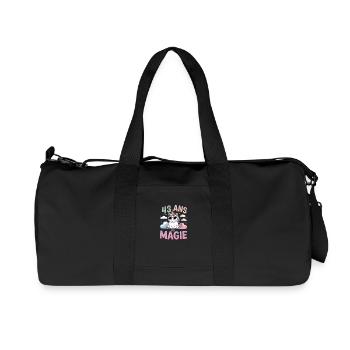43 ans de magie - Sac de sport en toile recyclée Stanley/Stella - noir - Devant
