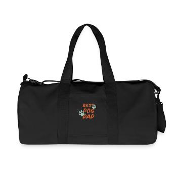 Gift Saying Pets Dog Dog Love Women - Recycled Canvas Sports Bag by Stanley/Stella - black - Front