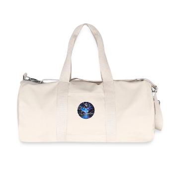 Cosmic Mermaid Tail - Recycled Canvas Sports Bag by Stanley/Stella - natural - Front