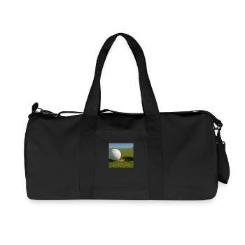 Sport - Golf - Sac de sport en toile recyclée Stanley/Stella - noir - Devant
