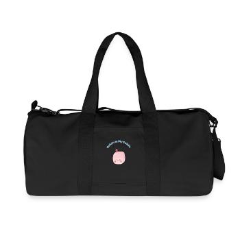 Delulu Is My Solulu Tee – Kitsch Soft Girl Design - Sac de sport en toile recyclée Stanley/Stella - noir - Devant