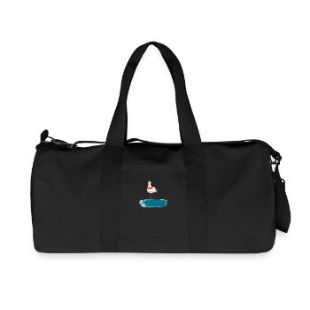 Die Seemannsmöve - Maritim Serie von AP-Design - Recycelte Canvas-Sporttasche von Stanley/Stella - Schwarz - Vorne