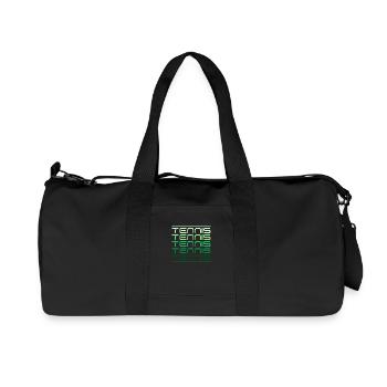 Tennis Tennis Club Match Ball Tennis Players - Recycled Canvas Sports Bag by Stanley/Stella - black - Front