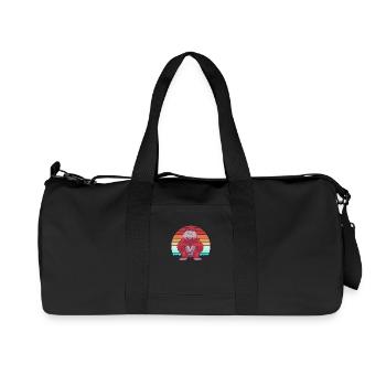 Orang Utan - Recycelte Canvas-Sporttasche von Stanley/Stella - Schwarz - Vorne