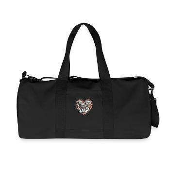 Femme Épouse Partenaire Famille Marié - Sac de sport en toile recyclée Stanley/Stella - noir - Devant