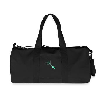 Baguette - Sac de sport en toile recyclée Stanley/Stella - noir - Devant