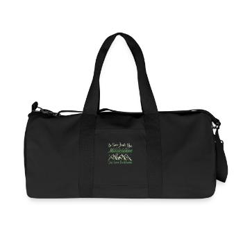 Musicienne aventurier passionnée de Randonnée - Sac de sport en toile recyclée Stanley/Stella - noir - Devant