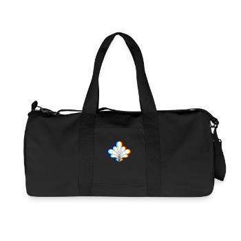 EDM - Blume - Glitch Rave Style - Recycelte Canvas-Sporttasche von Stanley/Stella - Schwarz - Vorne