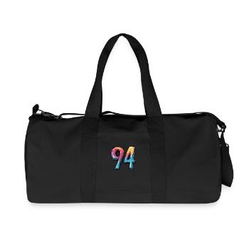 94 Number Comic - Recycled Canvas Sports Bag by Stanley/Stella - black - Front