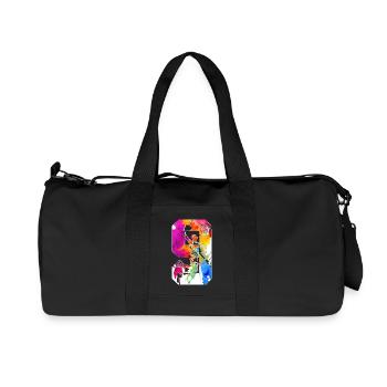 9TH BIRTHDAY BASKETBALL NUMBER 9 - Recycled Canvas Sports Bag by Stanley/Stella - black - Front