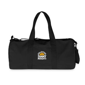 Moments d’été ensoleillés Vibrations Soleil d’été - Sac de sport en toile recyclée Stanley/Stella - noir - Devant