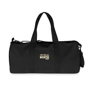 March 1996 - March 1996 - Recycled Canvas Sports Bag by Stanley/Stella - black - Front