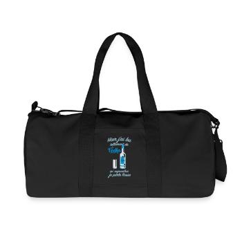jparle russe - Sac de sport en toile recyclée Stanley/Stella - noir - Devant