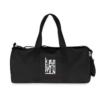 Copenhagen Geometry - Recycled Canvas Sports Bag by Stanley/Stella - black - Front