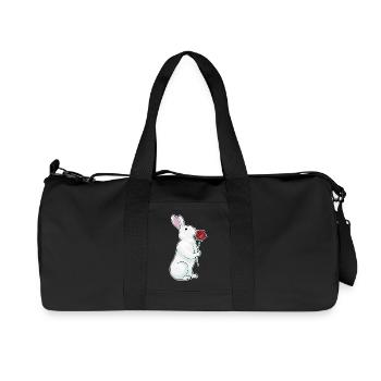 Bunny Rose - Sac de sport en toile recyclée Stanley/Stella - noir - Devant