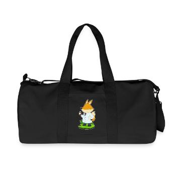 Fuchs Arzt Medizin - Recycelte Canvas-Sporttasche von Stanley/Stella - Schwarz - Vorne