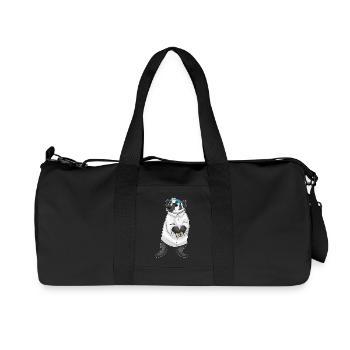 Badger Doctor Doctor's Coat - Recycled Canvas Sports Bag by Stanley/Stella - black - Front