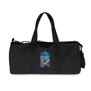 Belgrad Serbien Skyline Design - Recycelte Canvas-Sporttasche von Stanley/Stella - Schwarz - Vorne