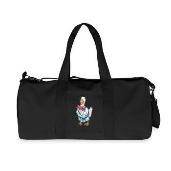 Sèche-cheveux Duck Hairdresser - Sac de sport en toile recyclée Stanley/Stella - noir - Devant