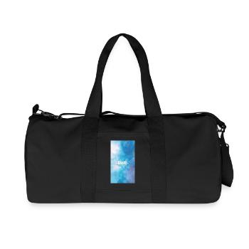 Abstraktes aquatisches Sommerdesign~Sommer~ - Recycelte Canvas-Sporttasche von Stanley/Stella - Schwarz - Vorne