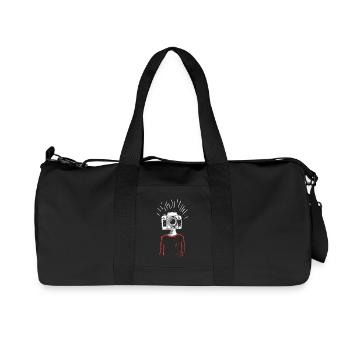 CamHead - Recycled Canvas Sports Bag by Stanley/Stella - black - Front