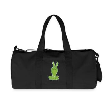 Graffiti Peace - Recycled Canvas Sports Bag by Stanley/Stella - black - Front