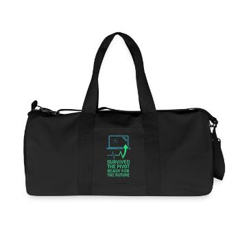 Fondateur de startup Survivant à l’épuisement professionnel : se rétablit - Sac de sport en toile recyclée Stanley/Stella - noir - Devant