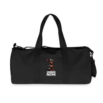 Avant de demander à Miniature Pinscher Pinscher Pinscher Fan - Sac de sport en toile recyclée Stanley/Stella - noir - Devant