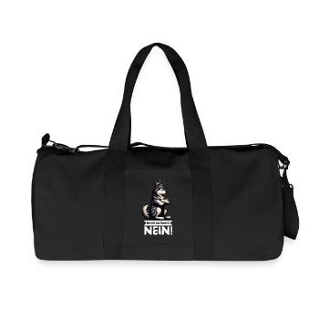Before you ask Husky Huskies Husky Owners - Recycled Canvas Sports Bag by Stanley/Stella - black - Front