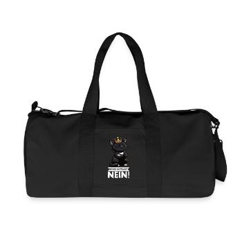Avant que tu ne demandes Pas de chats Chats Amateur des chats - Sac de sport en toile recyclée Stanley/Stella - noir - Devant