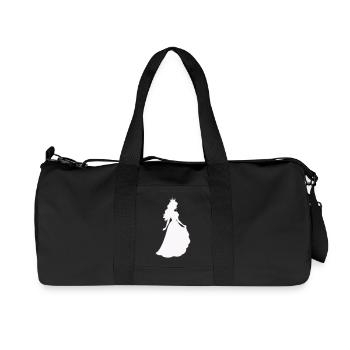 Royal Princess Silhouette - Recycled Canvas Sports Bag by Stanley/Stella - black - Front