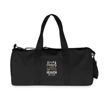 Kerzenmacher Hobby Romantiker Dekoration - Recycelte Canvas-Sporttasche von Stanley/Stella - Schwarz - Vorne
