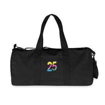 25 Number Comic - Recycled Canvas Sports Bag by Stanley/Stella - black - Front