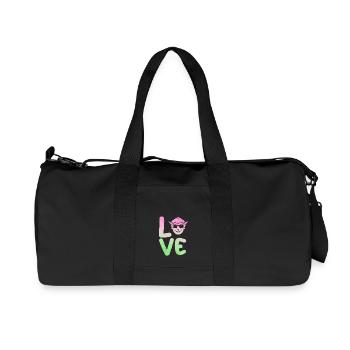 Schäfer Schaf - Recycelte Canvas-Sporttasche von Stanley/Stella - Schwarz - Vorne
