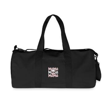 Schaf Mama Mutter Schafe - Recycelte Canvas-Sporttasche von Stanley/Stella - Schwarz - Vorne