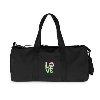 Truthahn - Recycelte Canvas-Sporttasche von Stanley/Stella - Schwarz - Vorne
