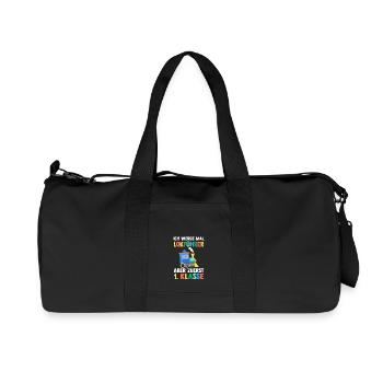 Conducteur de train Première classe Inscription à l’école Enfant - Sac de sport en toile recyclée Stanley/Stella - noir - Devant