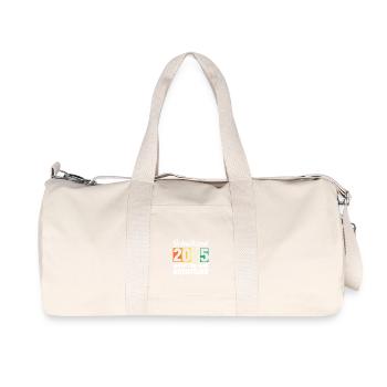 Kita Farewell First Grade School Enrollment 2025 - Recycled Canvas Sports Bag by Stanley/Stella - natural - Front