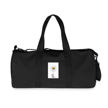 Daisy Bear avec parapluie - Sac de sport en toile recyclée Stanley/Stella - noir - Devant