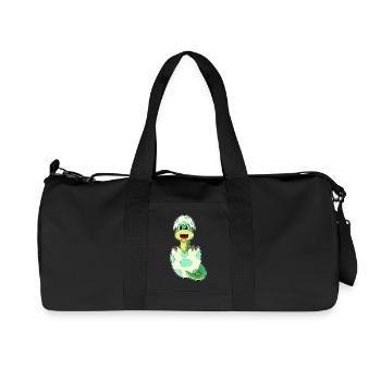 Schlange Ei - Recycelte Canvas-Sporttasche von Stanley/Stella - Schwarz - Vorne