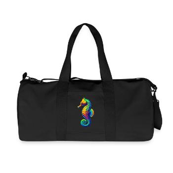 Seahorse - Recycled Canvas Sports Bag by Stanley/Stella - black - Front