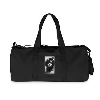 Encre obsédante et émotion de charbon - Sac de sport en toile recyclée Stanley/Stella - noir - Devant